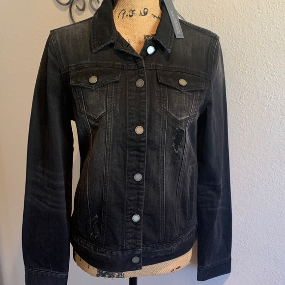 Market & Spruce Jackets & Blazers - Market & Spruce Black Denim Jean Jacket